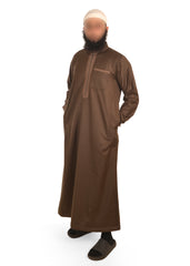 Qamis Collection Elégance (marron)