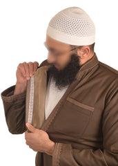 Qamis Collection Elégance (marron)