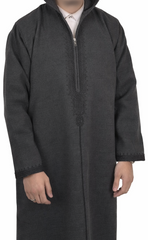 Djellaba Collection Hiver ❄️ (Gris foncé)